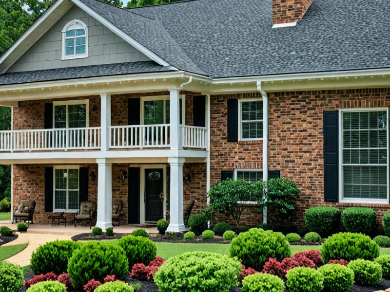 Arkansas home with professional gutters