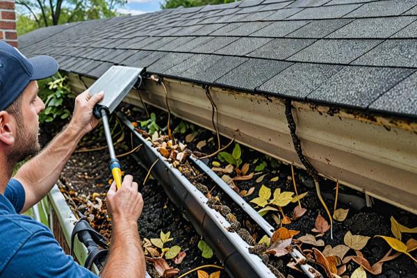 Professional gutter cleaning service
